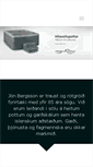 Mobile Screenshot of jonbergsson.is
