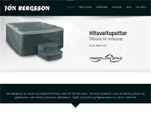 Tablet Screenshot of jonbergsson.is